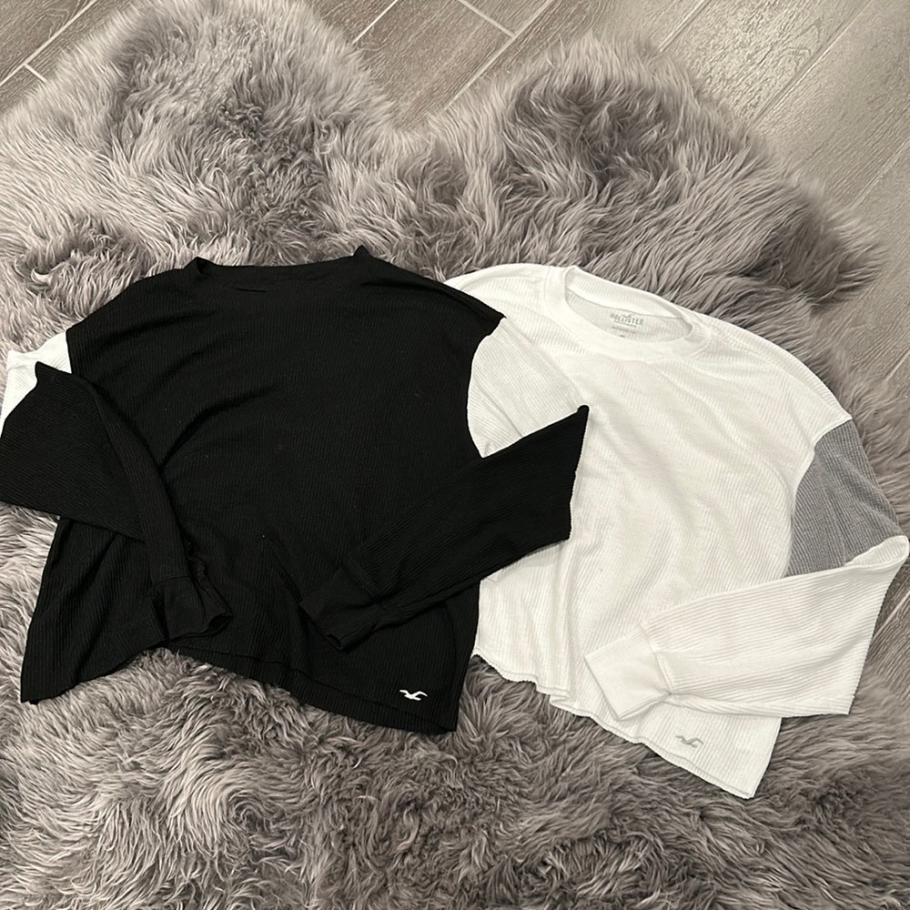 2 HOLLSITER Cropped Long Sleeve